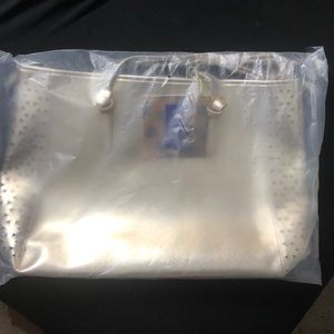 💕New White Diamond Shoulder Bag in Gold💕